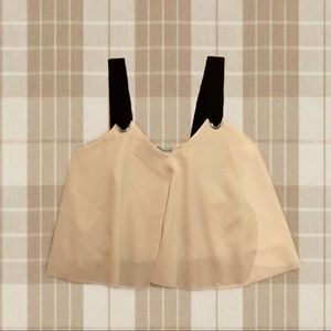 Classly and flowy white tank